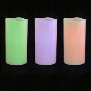 Свічка Yes! Fun воскова LED, 7.5 15, ХАМЕЛЕОН, 710355