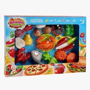 Набір продуктів &ldquo;Кулінарна фантазія&rdquo; 10280 (36 2) WToys, 24 елементи, овочі та фрукти, 159684