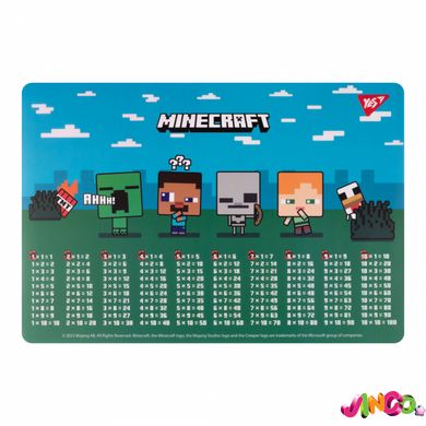 492261 Подкладка для стола Yes "Minecraft. Boom" табл.умнож.