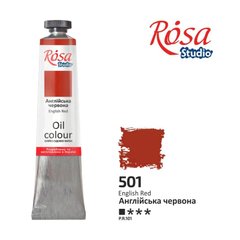 326501 Фарба олійна, Англійська червона, 60мл, ROSA Studio