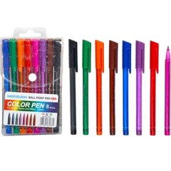 432М Набір ручок масляних 607 8 кольорів