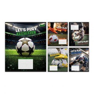 Зошит учнівський 1В "Let's play football" А5 36 кл., 768754