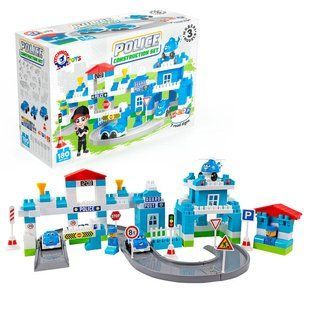 8487 Іграшка "Конструктор Technok Toys", арт. 8447 відділок поліції, 180 деталей, патрульна машина