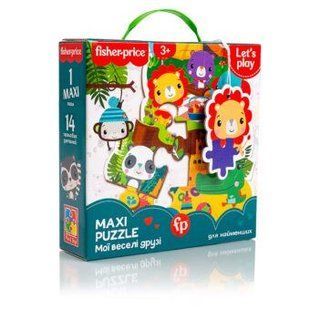 Maxi puzzle "Fisher-Price. Мої веселі друзі" VT1711-10 (укр)