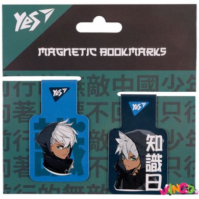 708121 Закладки магнітні Yes "Anime boy", 2шт