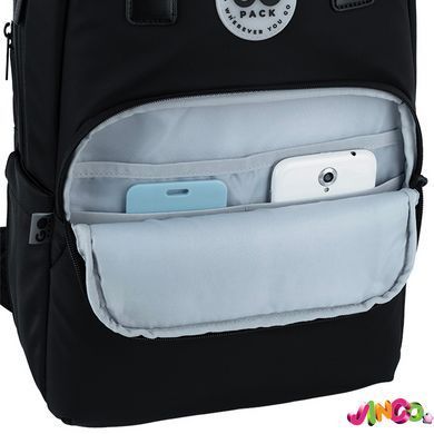 Рюкзак GoPack Teens 122M-1, Чорний