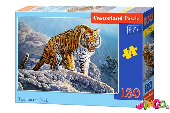 Пазлы Касторленд Тигр на скале (B-018451)