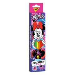 290650 Олівці кольорові YES 6 кол. Minnie Mouse
