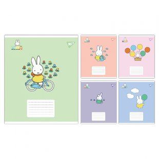 Зошит учнівський шкільний, 767631 А5 12 кл. Yes Miffy Playfull