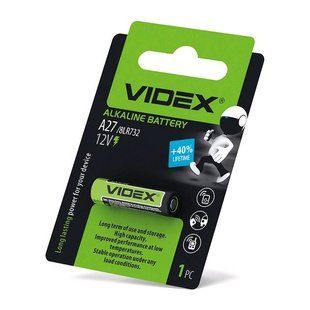 Батарейка A27 (бл-5шт) Videx, A27 5pcs BC