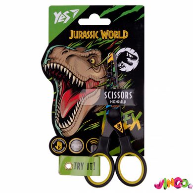 Ножиці YES Jurassic World 13см, з принтом на лезі (480418)