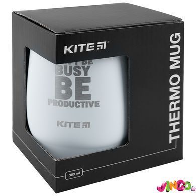 Термокружка 360 мл, біла Be productive, K22-378-03-1