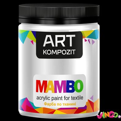 Фарба по тканині MAMBO ART Kompozit , 450 мл (1 білий)