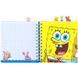 Блокнот з розділювачами на спіралі Sponge Bob SB26-278, 80 аркушів, клітинка, пластикова обкладинка