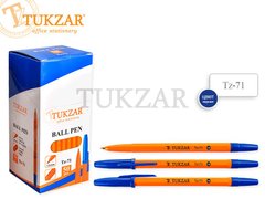 TZ 71 кулькова ручка, колір синій. (1200/600 / 50шт / ящ)