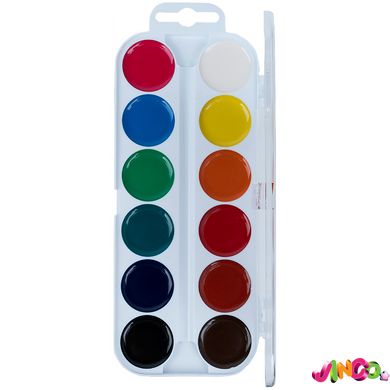 Фарби акварельні, 12 кольорів, TF, TF23-061