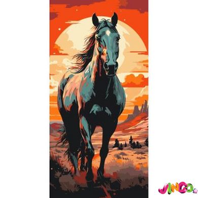 11541-AC Набір для розпису "Horse art" 40 80 см