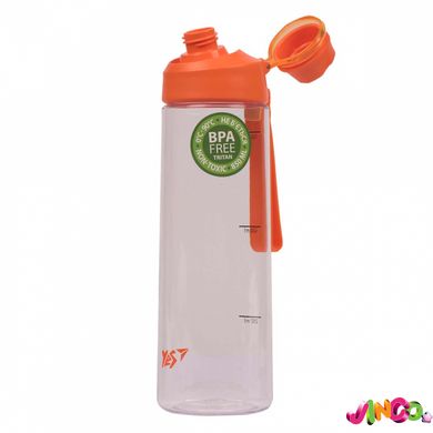 Бутылочка для воды YES 850мл оранжевая