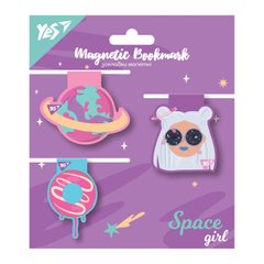 Закладки магнітні YES Space Girl, 3шт. (707727)