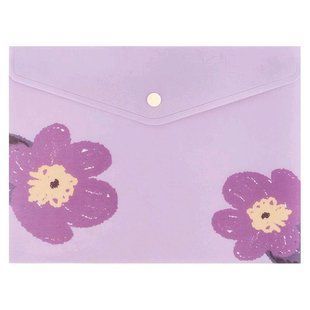 1496-39-A Папка на кнопці А5+ Lavender-4