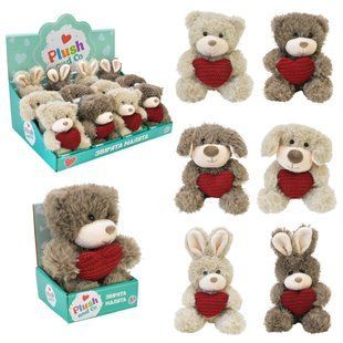 М'яка іграшка Plush and Co арт. PLC25013 13 см 12шт в дисплей боксі 6 видів, кор. 9*8*13см, в диспл.