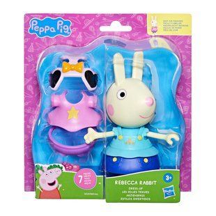 G0329 Ігровий набір PEPPA FIGURINES серії "Модна пригода" - ОДЯГНИ РЕБЕККУ, комбінований