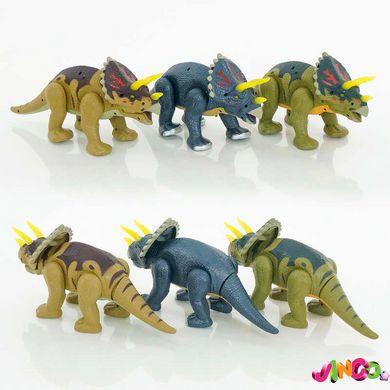 49993 Динозавр WS 5301 (24 2) 2 цвета, на батарейках, 35 см, ходит, двигает пастью и хвостом, подсветка глаз, звук, в коробке [Коробка]