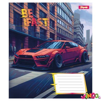 Зошит учнівський шкільний, 768009 А5 24 кл. 1B Be Fast