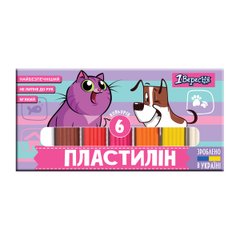 540584 Пластилін 1Вересня "Best Friend", 6 кол., 120г, Україна