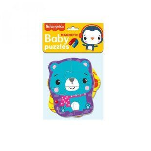 Магнітні бебі пазли "Fisher Price. Ведмедик та пігнвін" VT3208-15 (укр)