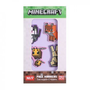 Закладкистікери Yes "Minecraft.Spring", пластик, 80 шт (4х20) (170449)