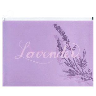 1497-36-A Папка на блискавці zip-lock А4+ Lavender-1