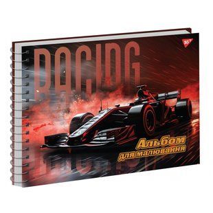 Альбом для малювання Yes А4 40арк./100 спіраль Racing виб.гібрід.лак