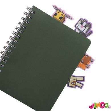 Закладкистікери Yes "Minecraft.Spring", пластик, 80 шт (4х20) (170449)
