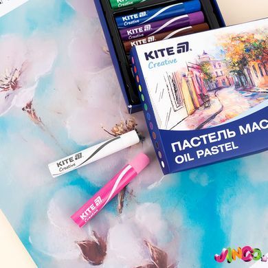 Пастель масляна, 12 кольорів Creative (K-200-12)