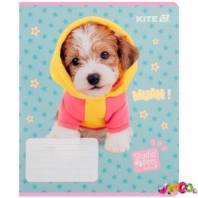 Зошит шкільний Kite Studio Pets SP25-234, 12 аркушів, лінійка