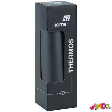 Термос Kite 500 мл, чорний (K25-1224-1)