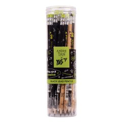 Олівець YES by ANDRE TAN чорнографітний трикутний з гумкою в пластиковій тубі, 280585