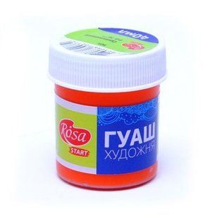 323905 Фарба гуашева, Оранжева, 40мл, ROSA Studio