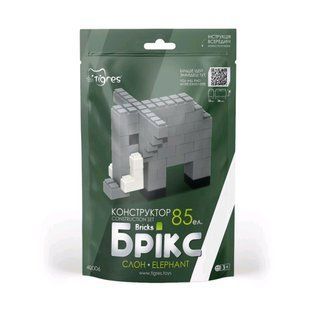 Конструктор "Брікс" слон 85 ел., Tigres, 40006