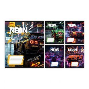 768811 Зошит учнівський Yes "Neon" А5 18 лін.