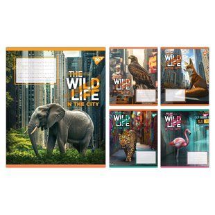 767773 А5 96 лін. Yes The wild in the city, зошит учнівський загальний