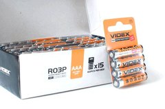 Батарейка Videx R03 (плівка 4 шт.)