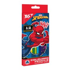 Карандаши цветные YES 12 цв. Marvel.Spiderman, 290667