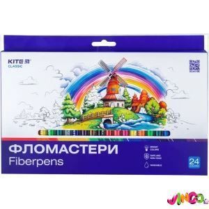 K-456 Фломастери, набiр 24 шт. Kite Classic
