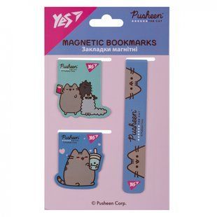 Закладки магнітні Yes Pusheen, 3 шт. (708348)