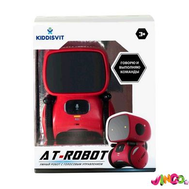 AT001-01-UKR Інтерактивний робот з голосовим керуванням – AT-ROBOT (червоний, озвуч.укр.)