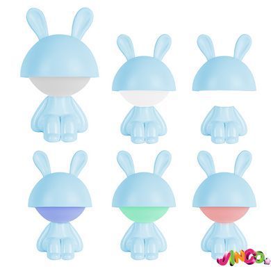 Світильник-нічник LED з акумулятором Kite Cute Bunny K25-316-1-3, блакитний