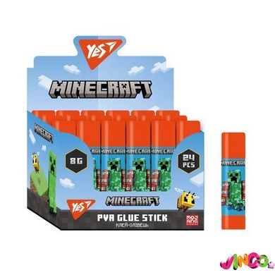 320282 Клей-олівець YES 8г, PVA Minecraft