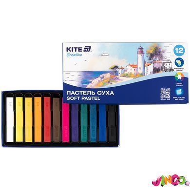 Пастель суха, 12 кольорів Creative (K-201-12)